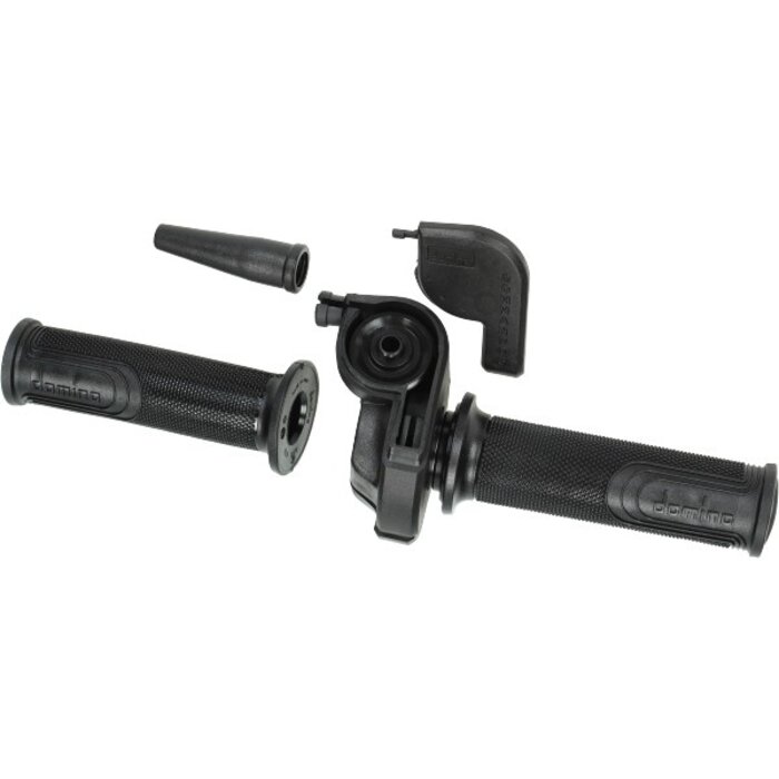 gashandel speed haaks bromfiets/scooter/univ zwart domino