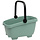 Gerecyclede (honden)fietsmand New Looxs Clipper MIK 28 liter - 49 x 37 x 29 cm - groen