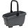 Gerecyclede (honden)fietsmand New Looxs Clipper 28 liter - 49 x 37 x 29 cm - anthraciet