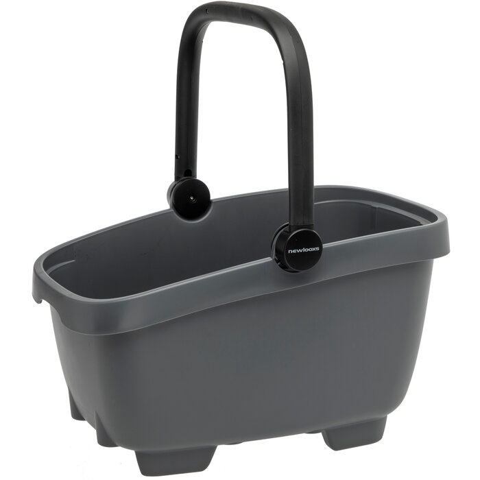 Gerecyclede (honden)fietsmand New Looxs Clipper 28 liter - 49 x 37 x 29 cm - anthraciet
