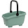 Gerecyclede (honden)fietsmand New Looxs Clipper 28 liter - 49 x 37 x 29 cm - groen