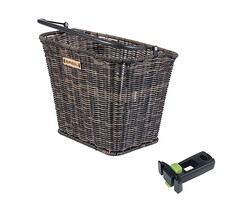 Basil Fietsmand Basil Bremen Rattan Look met KF-stuurpenhouder 27 x 35 x 29 cm - brown