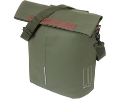 Basil Fietsshopper Basil City 14 liter 11 x 29 x 36cm - moss green