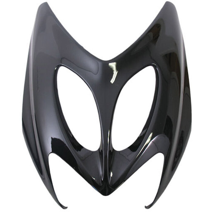 Edge Voorfront boven Yamaha Aerox bj. 2014 zwart metallic