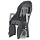 Kinderzitje achter Polisport Guppy Maxi+ met dragerbevestiging (CFS) - donkergrijs / zilver