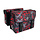 Willex Dubbele Fietstas - Fire -  34L - Met mooi rood motief