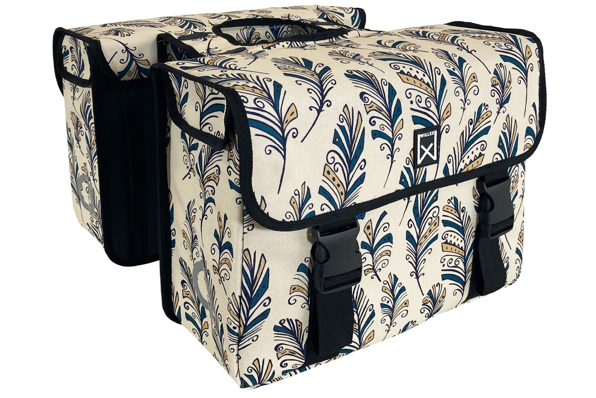 Willex Willex Dubbele Tas Blue Feather 34L