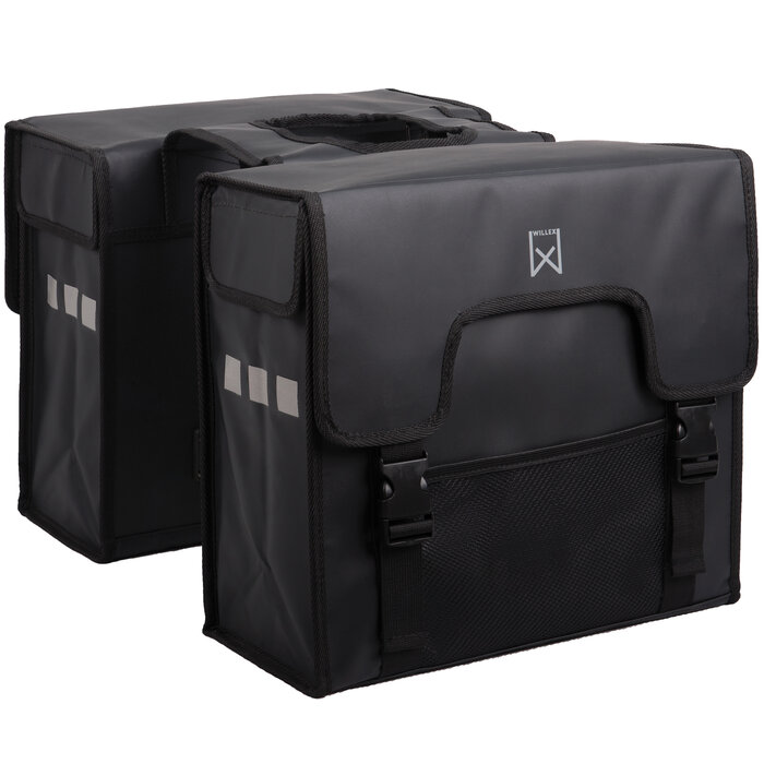 Willex Willex Dubbele Bisonyl Shopper Matzwart