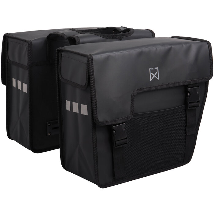 Willex Willex Dubbele Bisonyl Shopper Matzwart