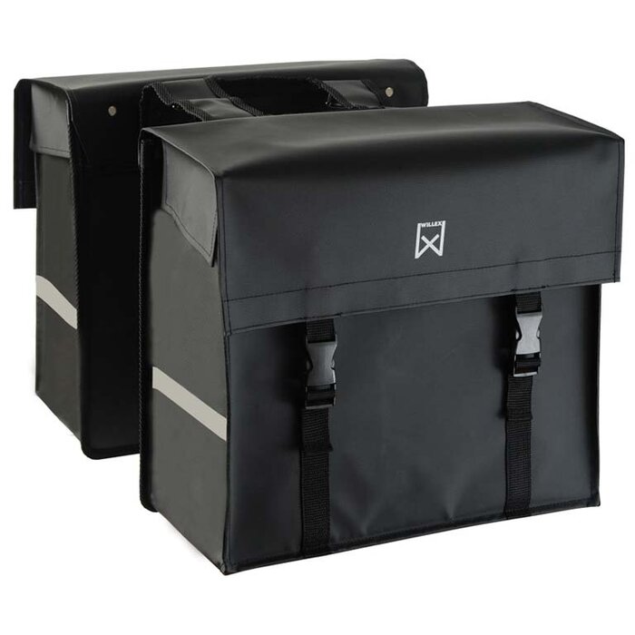 Willex Willex - Dubbele Bisonyl Tas - Matzwart - 40L