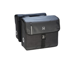 Willex Dubbele Business Kantoortas Zwart/Zwart 40L