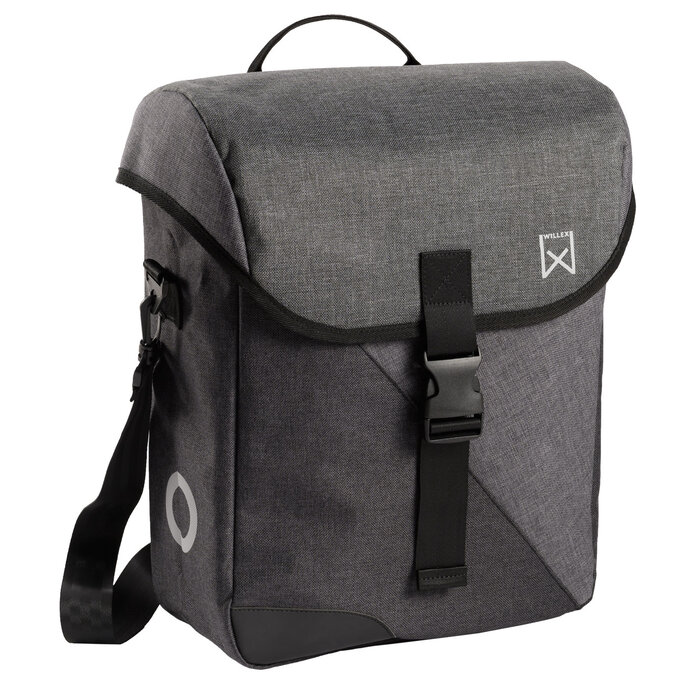 Willex Willex Enkele Fietstas - Pakaftas 800 - Grijs/Zwart - 16L