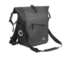 Willex Enkele Fietstas Rugzak Combi 27L Grijs