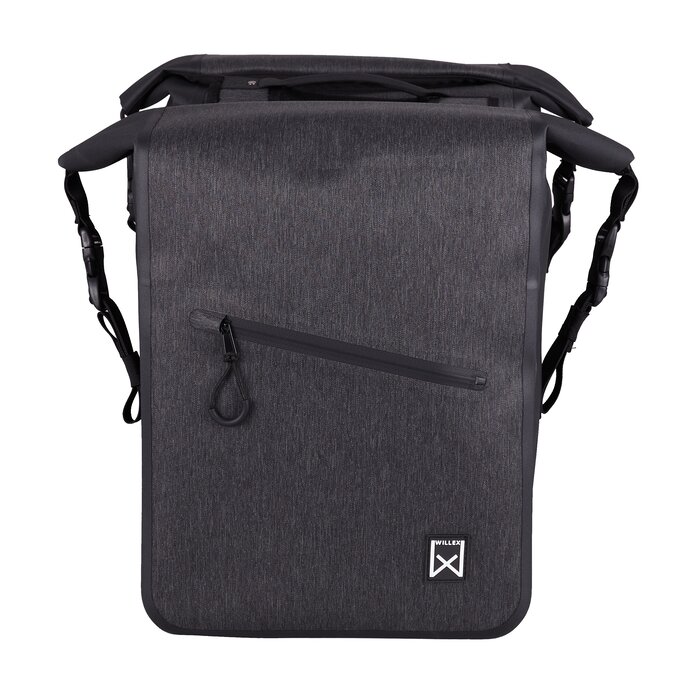 Willex Willex Dubbele Fietstas Combi - 54L - Waterdicht - Zwart
