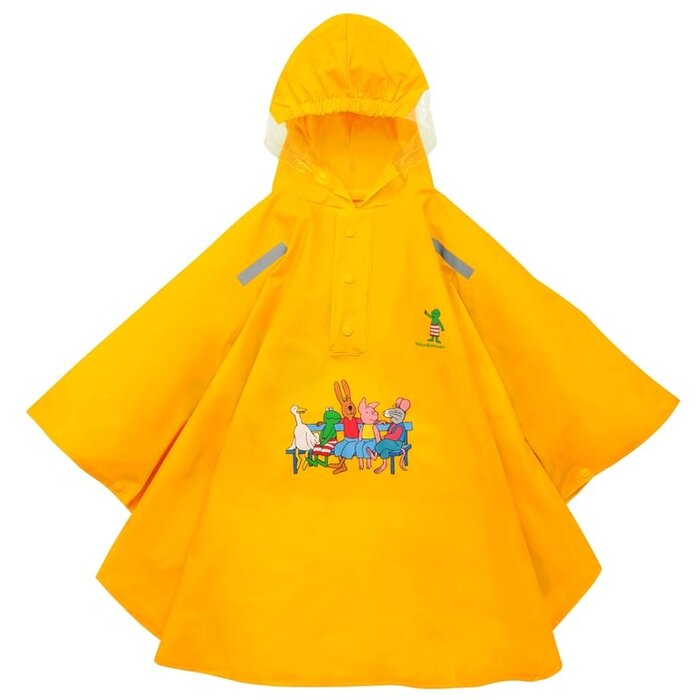 Willex Willex Kikker Poncho - Geel - Maat 116-122