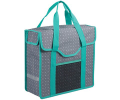 Willex Shopper Geo Enkele fietstas 15L Groen/Grijs
