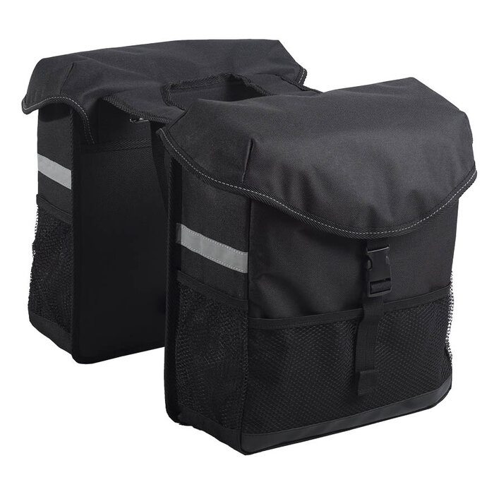 Willex Willex Dubbele Fietstas - 19L - Zwart