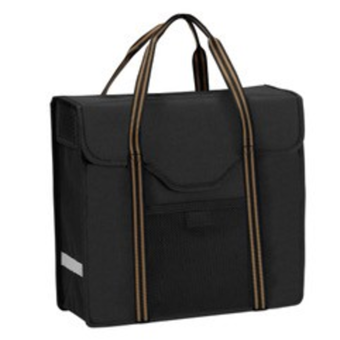 Willex Willex Shopper - Enkele Fietstas - Black/light brown