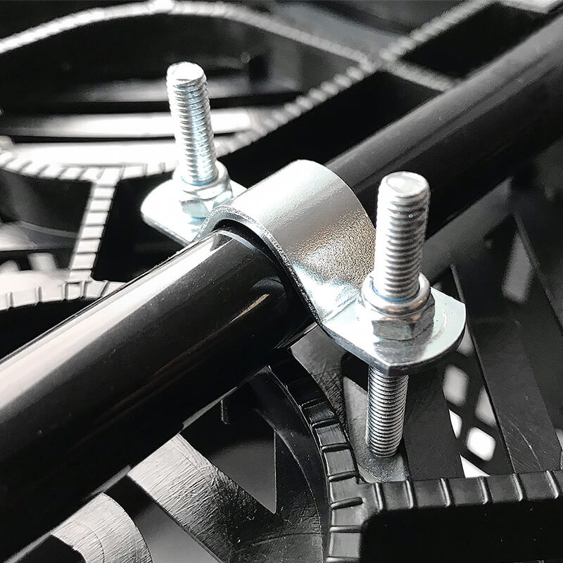 LYNX Lynx Montageset voor fietskrat - Verzinkt - Set van 3