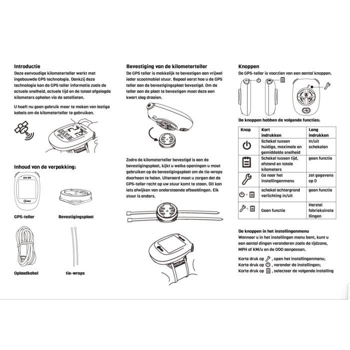 MEILAN Meilan Fietscomputer GPS M3 Mini rood
