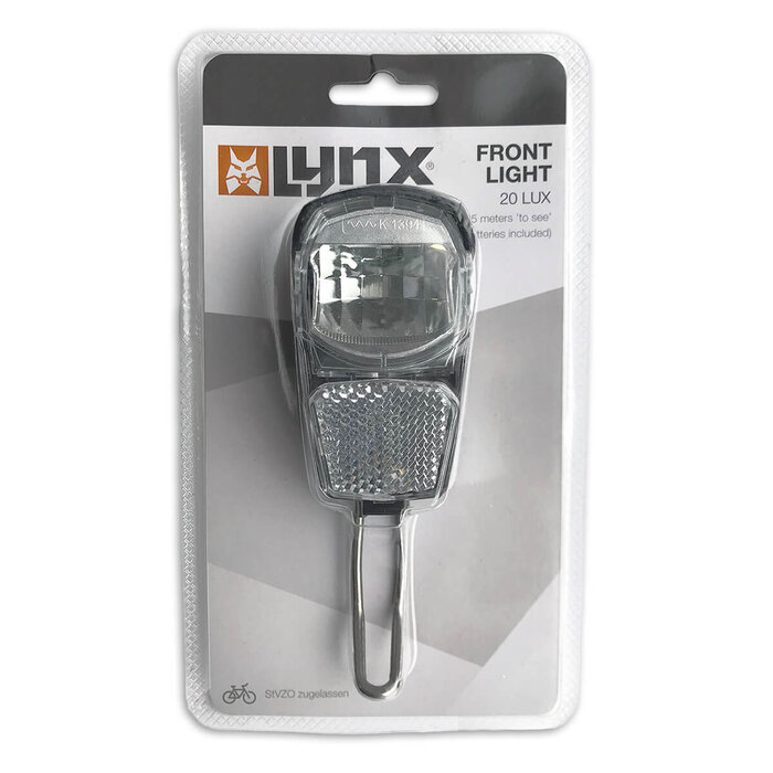 LYNX LYNX Koplamp Clever - 20 Lux - Incl batterijen