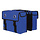 Willex Dubbele Fietstas - Bisonyl - Blauw - 52L