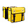 Willex Dubbele Fietstas - Bisonyl - Geel - 40L