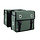 Willex Dubbele Fietstas - Bisonyl - Groen - 40L
