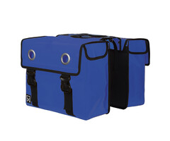 Willex Dubbele Fietstas Bisonyl Blauw 40L
