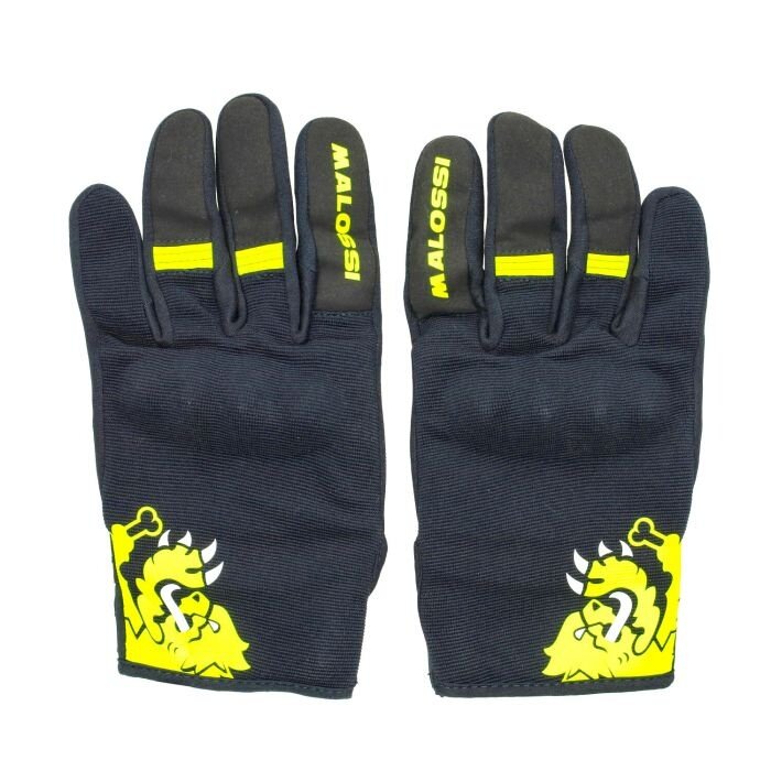 Malossi Malossi Handschoenset - Maat L - Zwart/geel - Touchscreen vingertoppen