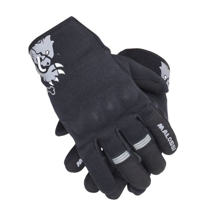 Malossi Malossi Handschoenset - Maat L - Zwart/grijs - Met touchscreen vingertoppen