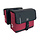 Willex Dubbele Fietstas - Business - Rood/zwart - 46L