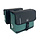 Willex Dubbele Fietstas - Business - Groen/Zwart - 46L