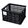 Basil Fietskrat - Gerecycled - 29,5L - 35x45x25cm - Zwart