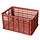 Gerecyclede fietskrat Basil Crate L 40.0 liter39 x 49 x 26 cm - terra red