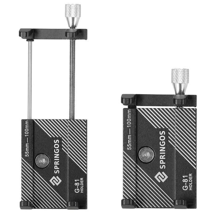 Springos Springos Fiets Telefoonhouder - Verstelbaar - Stevig - Zwart