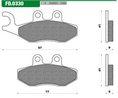 Newfren Remblokset FD0330