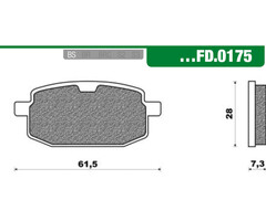 Newfren Remblokset FD0175