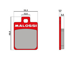 Malossi Remblokken MHR | Vespa LX / S - Piaggio Zip