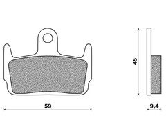 Newfren Remblokset FD0224 BKS