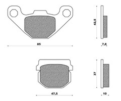 Newfren Remblokset FD0226