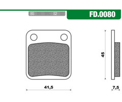Newfren Remblokset FD0080