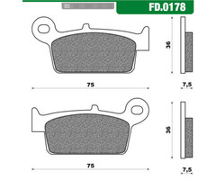 Newfren Remblokset FD0178
