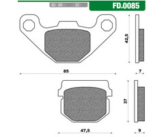 Newfren Remblokset FD0085