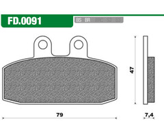 Newfren Remblokset FD0091