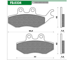 Newfren Remblokset FD0334