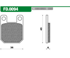 Newfren Remblokset FD0094