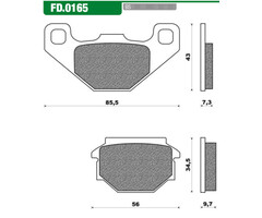 Newfren Remblokset FD0165