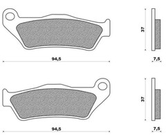 Newfren Remblokset FD0186