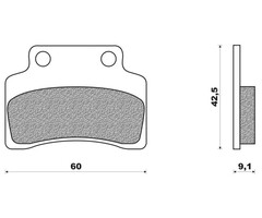 Newfren Remblokset FD0223